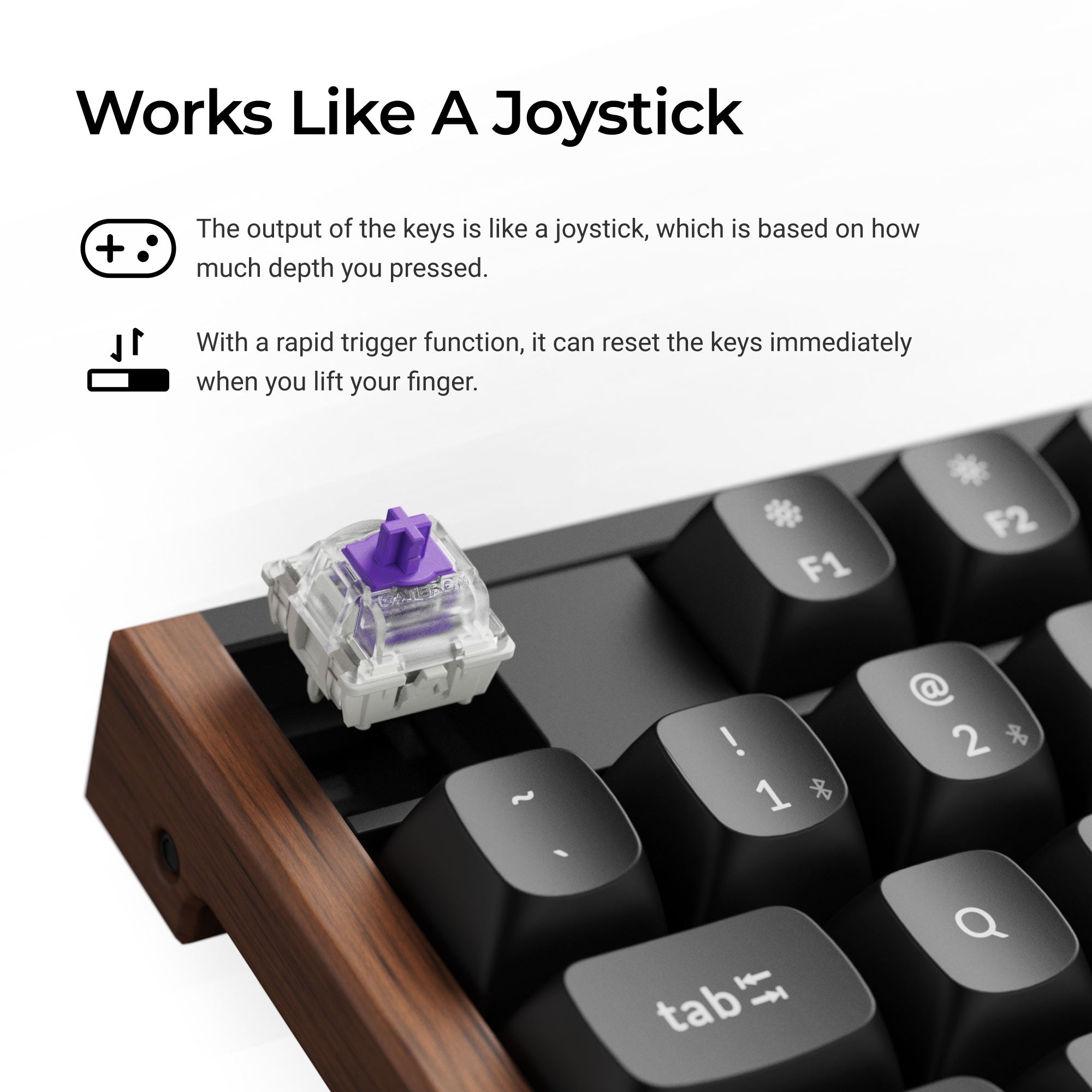 Keychron K10 HE Wireless Magnetic Switch Custom Keyboard keyboard image