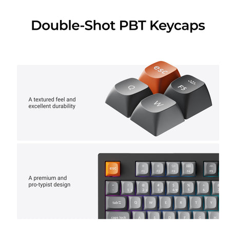 Keychron K10 Max Double-shot PBT Keycaps