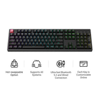 Keychron K10 QMK Wireless Mechanical Keyboard (Version 2) Iconic Features