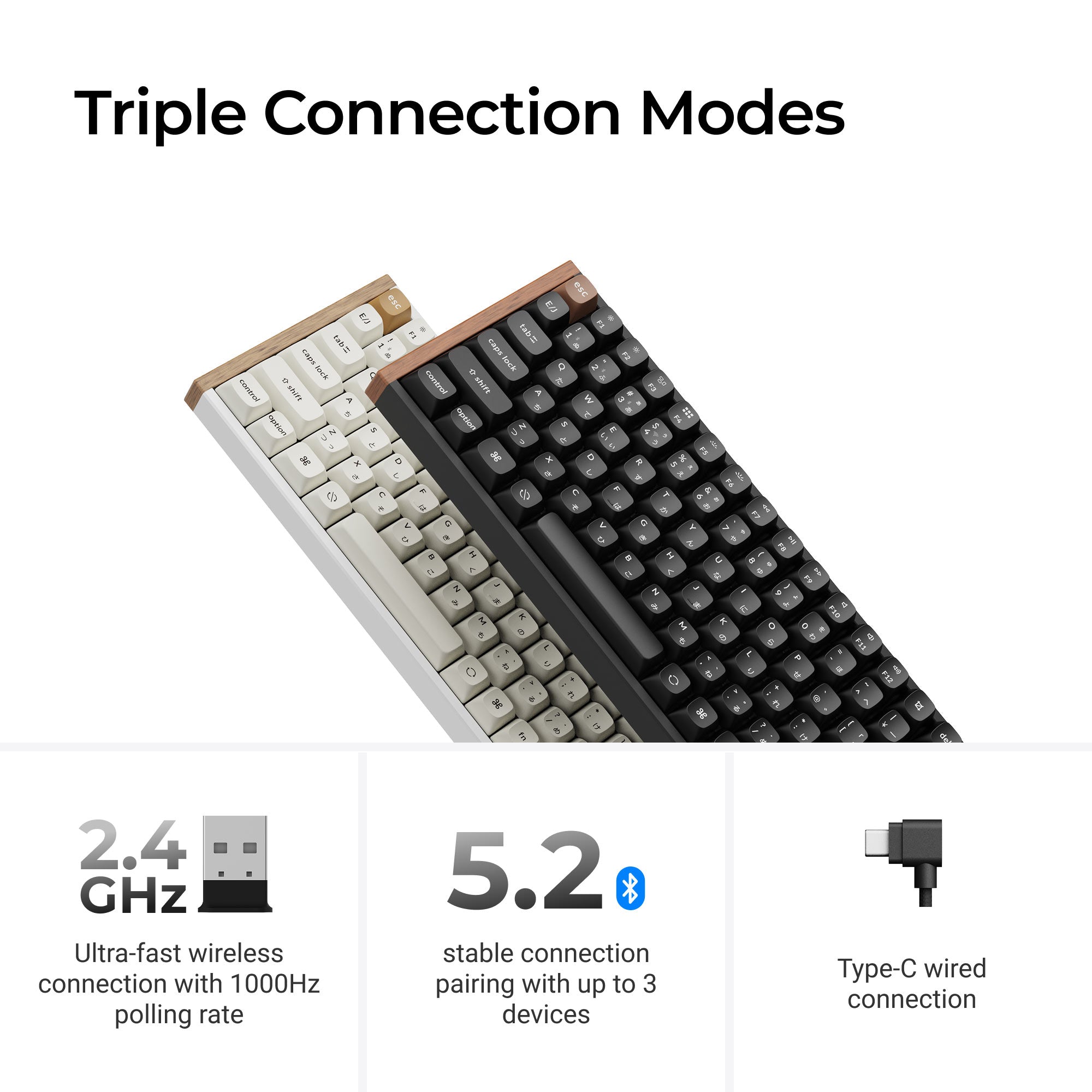 Keychron K2 HE Wireless Magnetic Switch Custom Keyboard (Japan JIS Layout) keyboard image