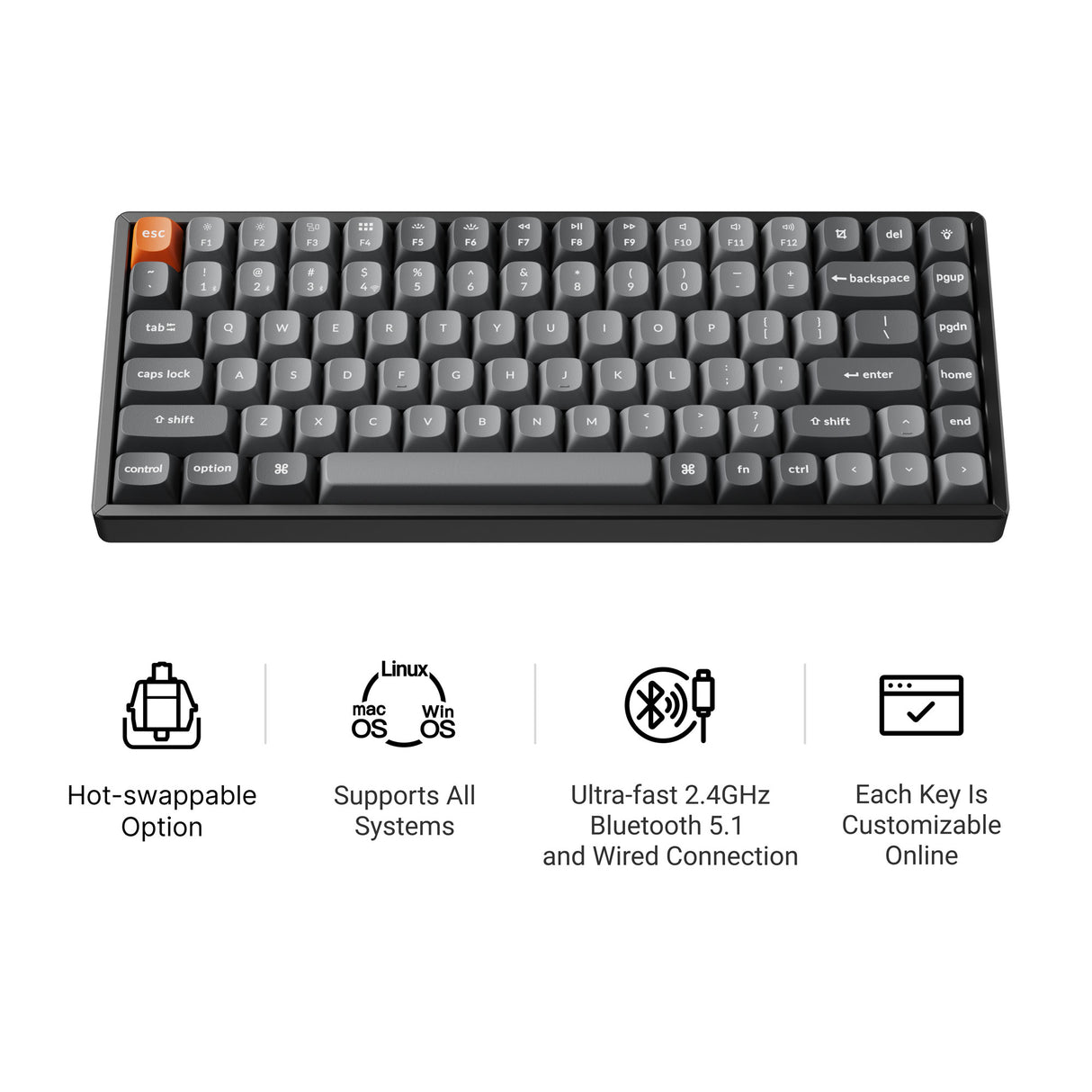 Keychron K2 Max Iconic Features