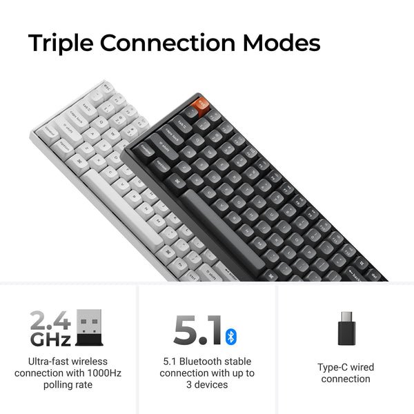Keychron K2 Max QMK Wireless Mechanical Keyboard
