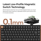 Keychron K3 HE Wireless Magnetic Switch Keyboard (Japan JIS Layout)