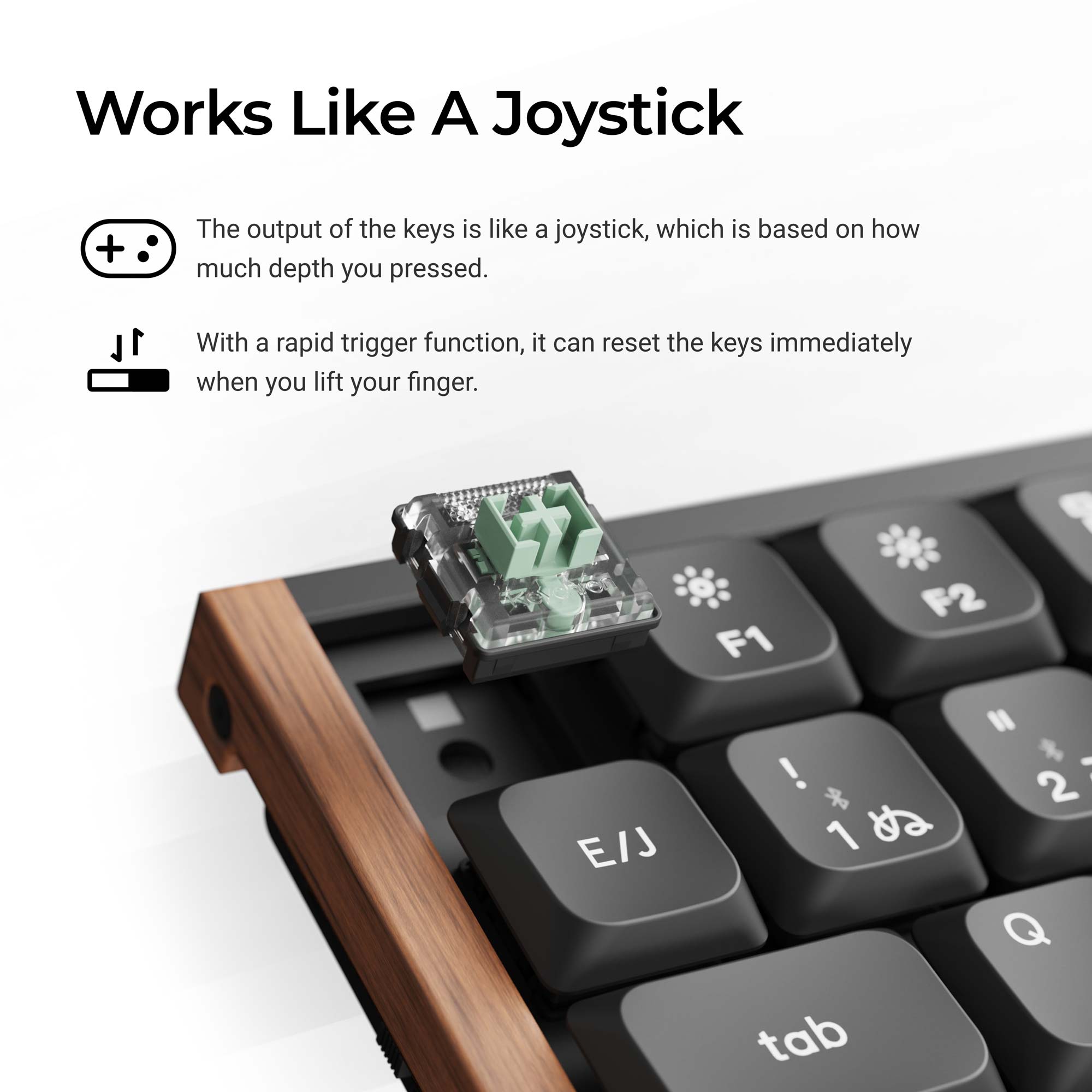 Keychron K3 HE Wireless Magnetic Switch Keyboard (Japan JIS Layout) keyboard image
