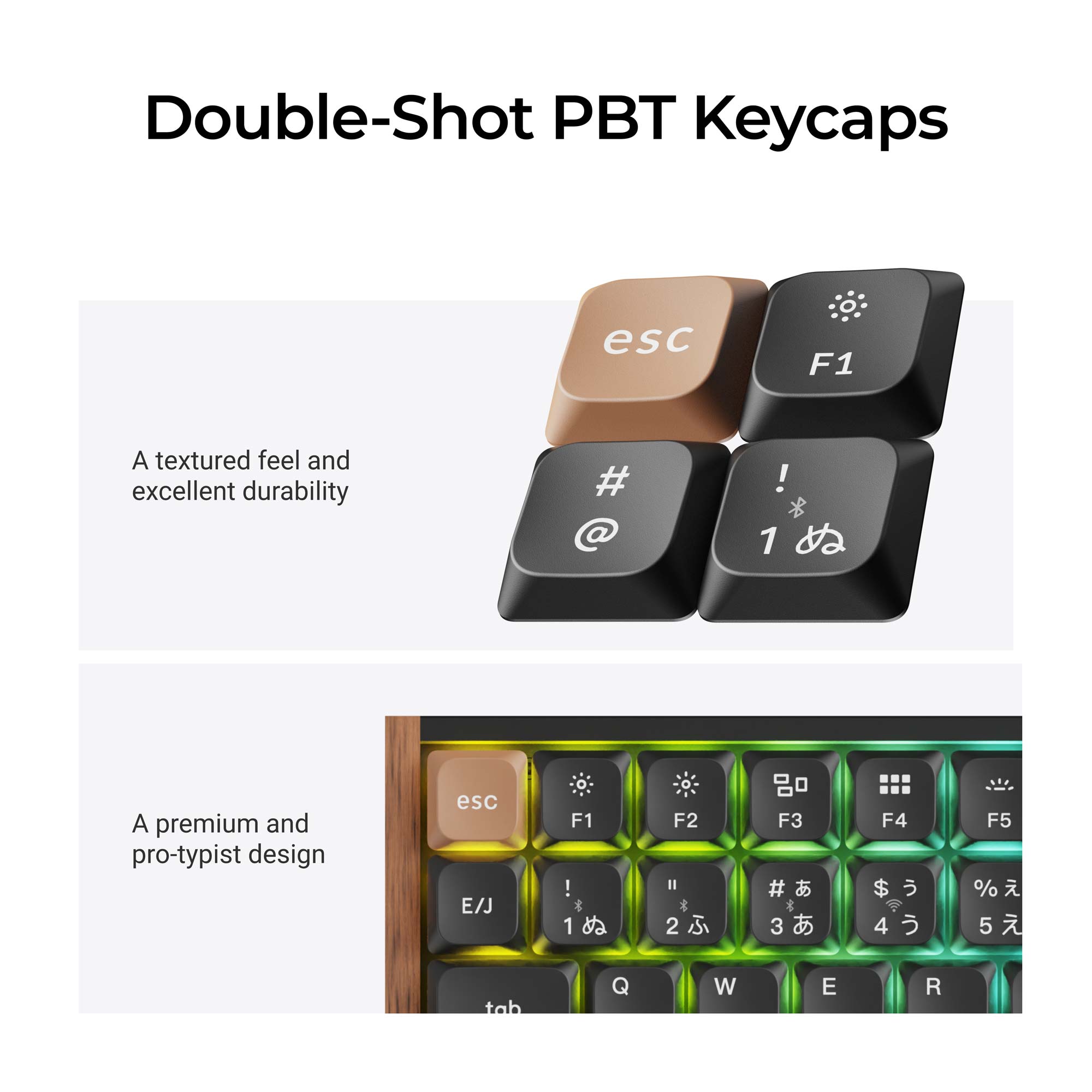 Keychron K3 HE Wireless Magnetic Switch Keyboard (Japan JIS Layout) keyboard image