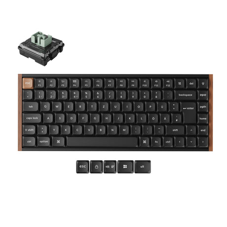 Keychron K3 HE Wireless Hot-swappable RGB Backlight - Black (Special Edition) German Layout