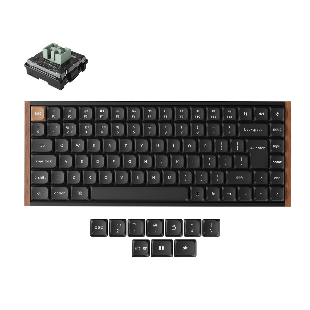 Keychron K3 HE Wireless Hot-swappable RGB Backlight - Black (Special Edition) UK Layout