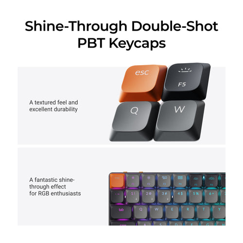 Keychron K3X Double-shot PBT Keycaps