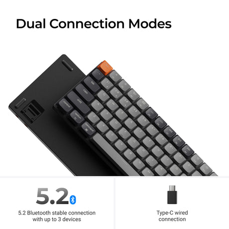 Keychron K3X Dual Connection Modes