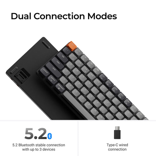 Keychron K3X Dual Connection Modes