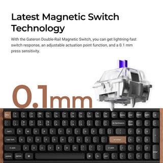 Keychron K4 HE Wireless Magnetic Switch Custom Keyboard keyboard image