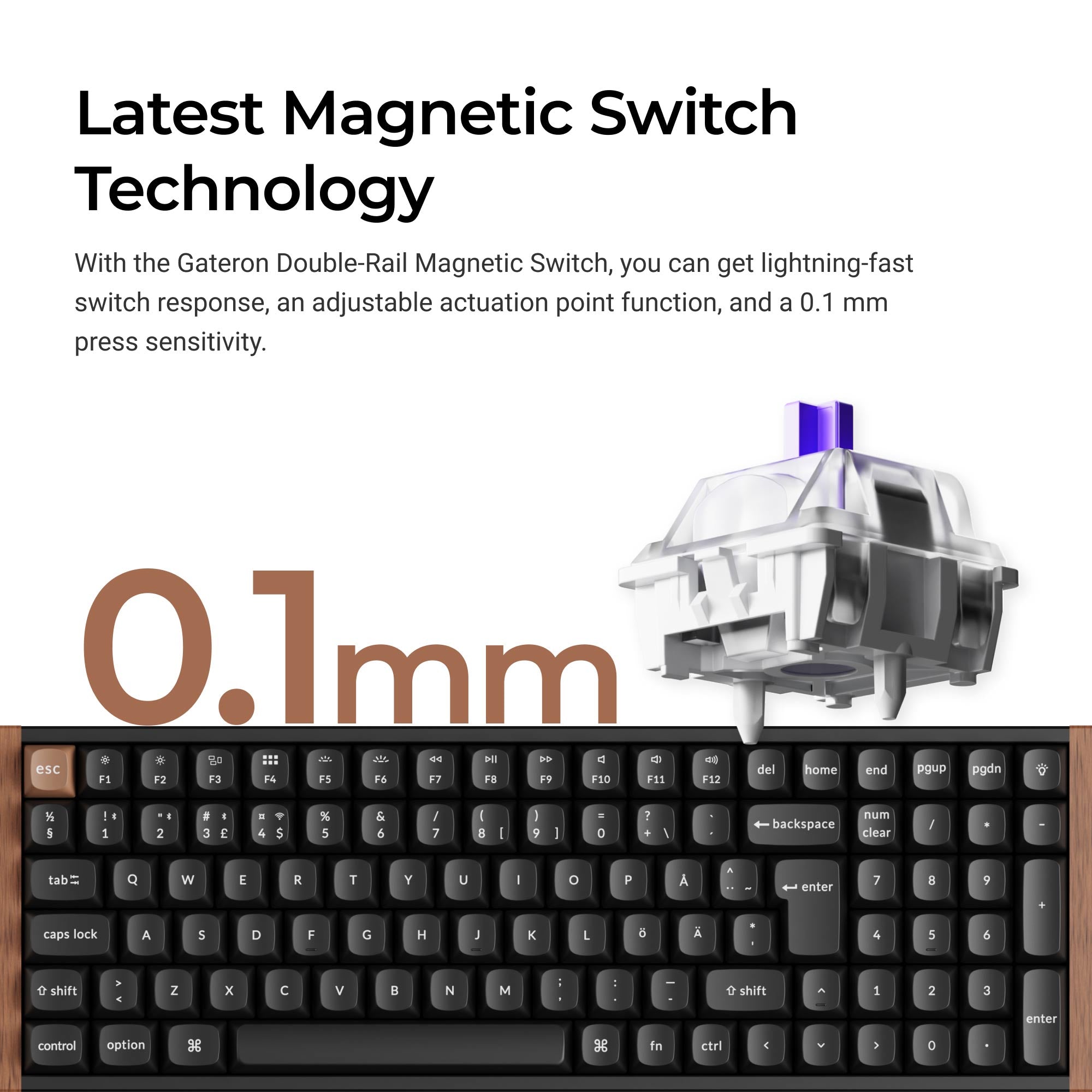 Keychron K4 HE Wireless Magnetic Switch Custom Keyboard ISO Layout Collection keyboard image