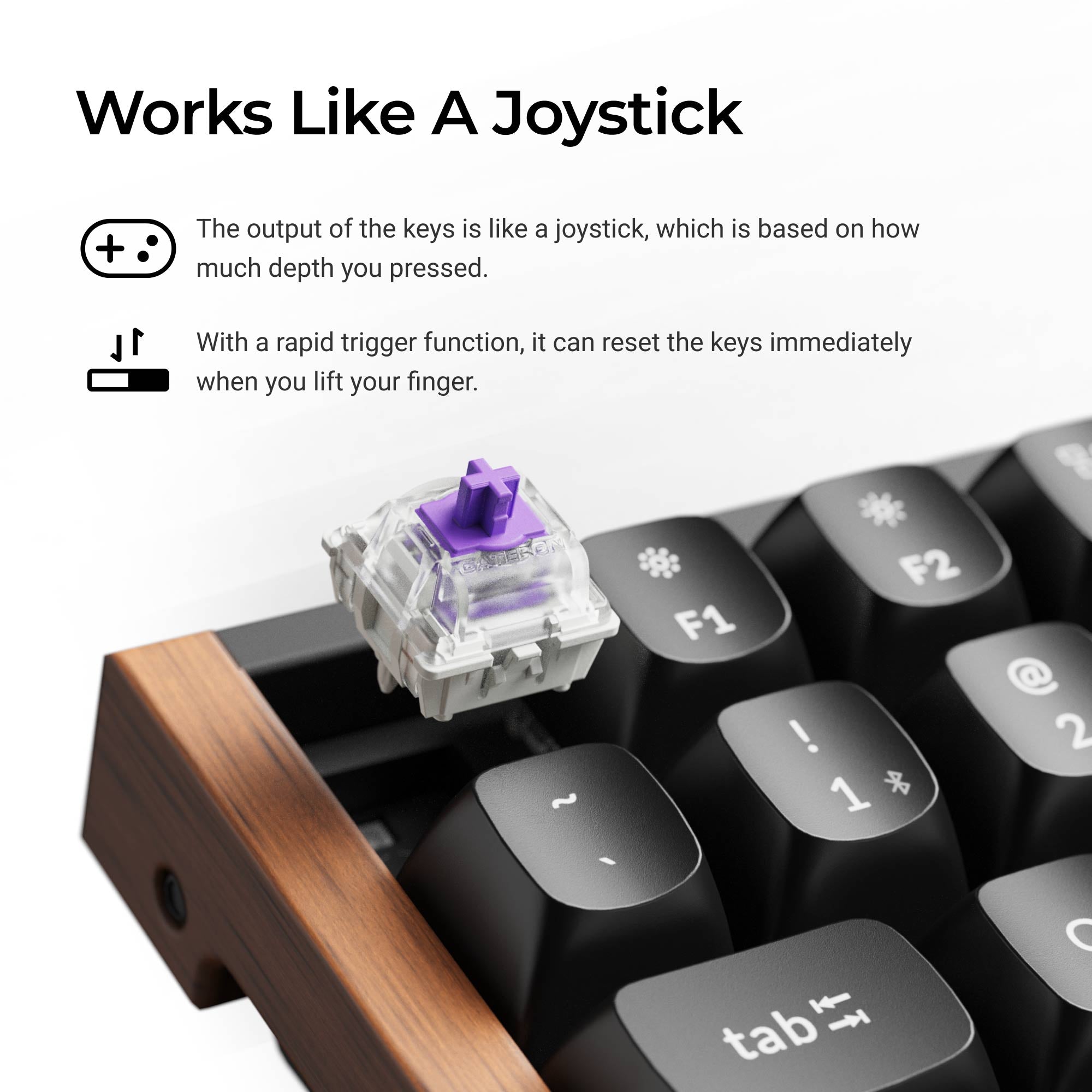 Keychron K4 HE Wireless Magnetic Switch Custom Keyboard keyboard image