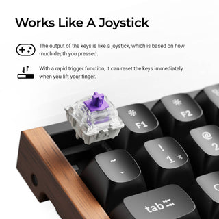 Keychron K4 HE Wireless Magnetic Switch Custom Keyboard keyboard image