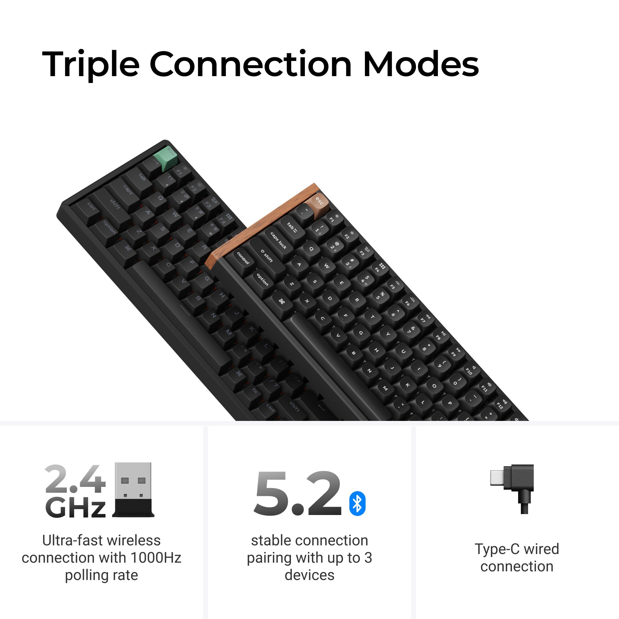 Keychron K4 HE Wireless Magnetic Switch Custom Keyboard keyboard image