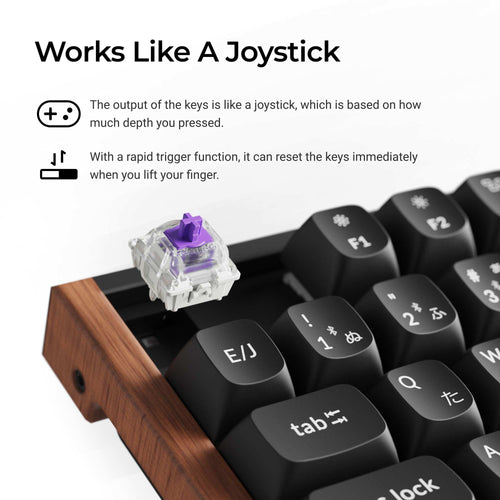 Keychron K8 HE JIS Magnetic Switch Features