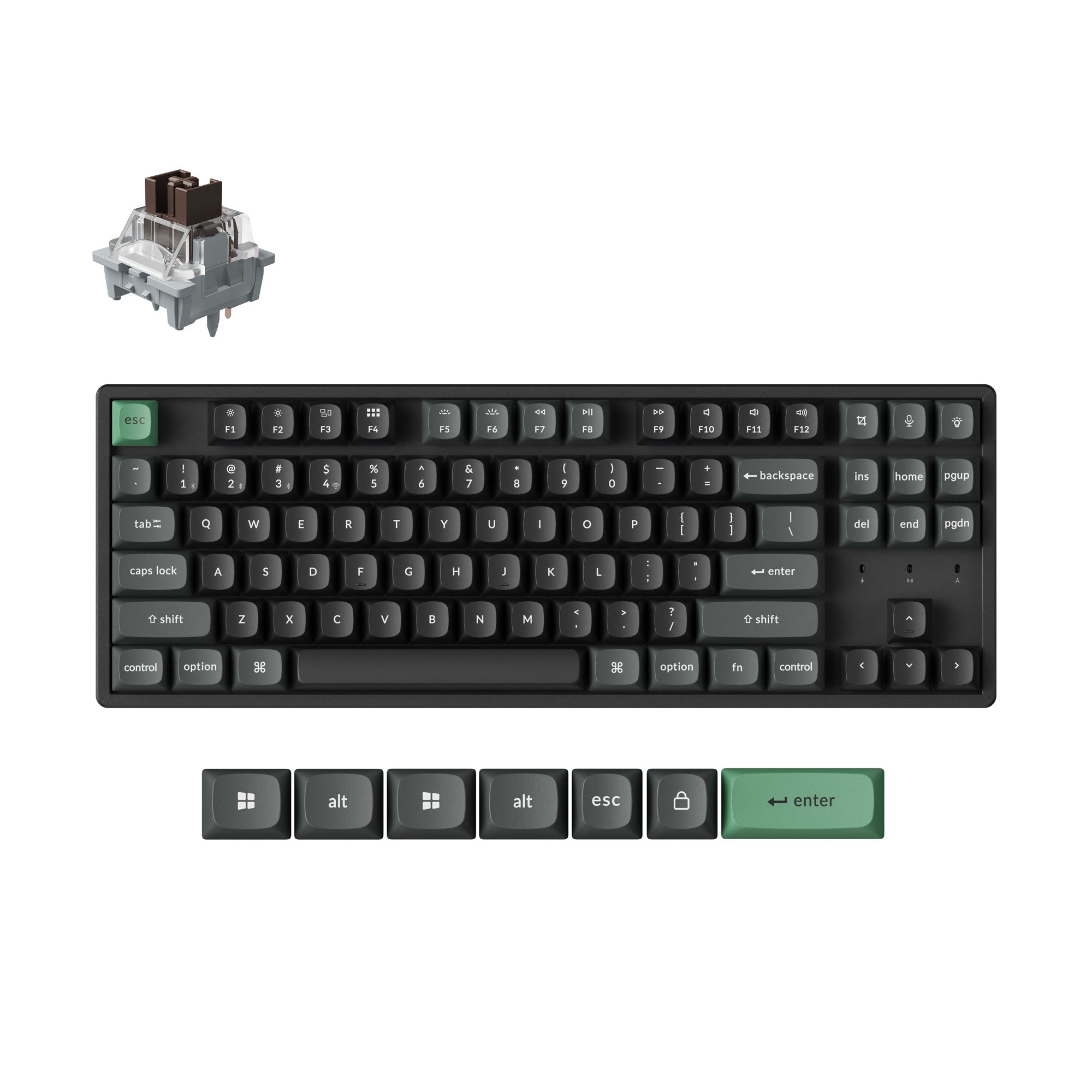 Keychron K8 Ultra 8K Wireless Custom Mechanical Keyboard keyboard image