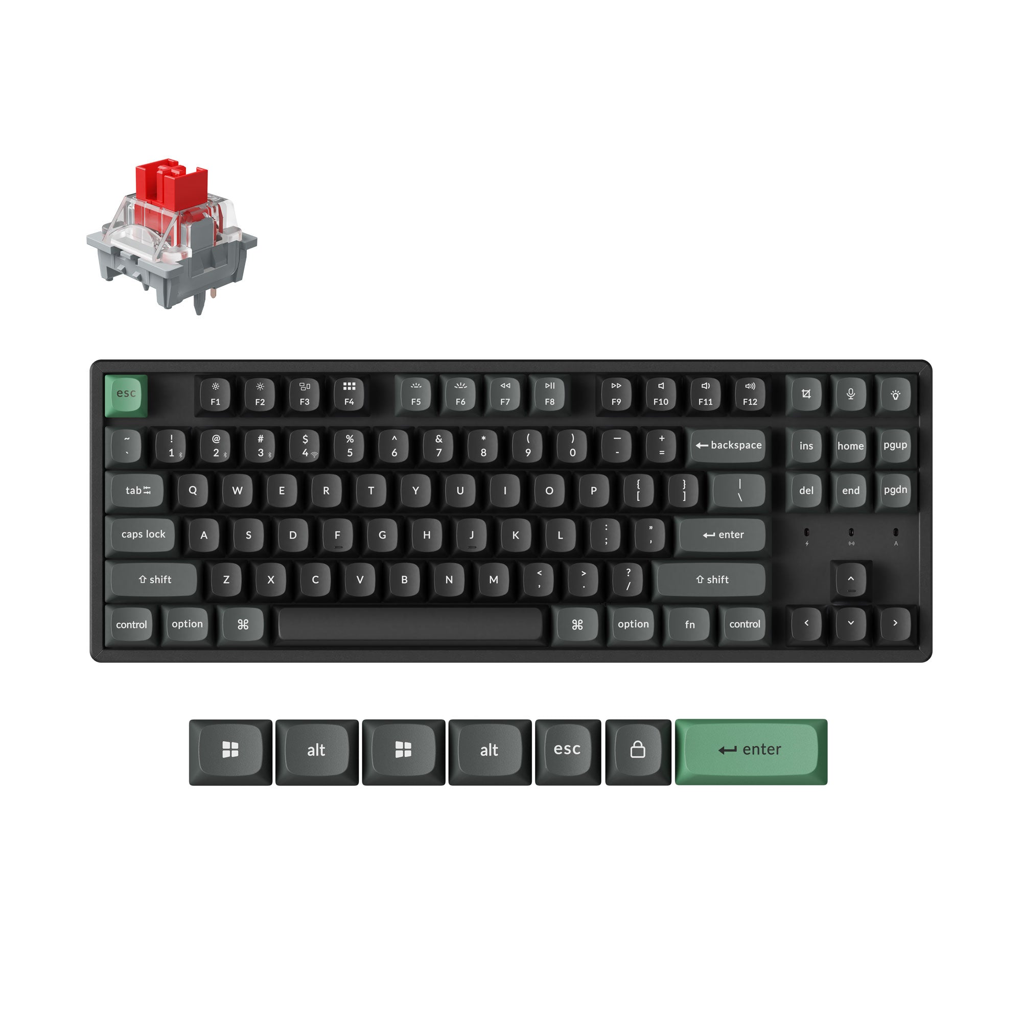 Keychron K8 Ultra 8K Wireless Custom Mechanical Keyboard keyboard image
