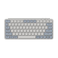 Keychron B1 Pro Ultra Slim Wireless Keyboards 75 Percent Layout for Mac Windows and Android Retro Blue