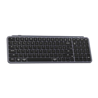 Keychron B2 Pro Ultra Slim Wireless Keyboard 96 Percent Layout for Mac Windows and Android Spae Gray