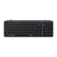 Keychron B2 Pro Ultra Slim Wireless Keyboard 96 Percent Layout for Mac Windows and Android Spae Gray