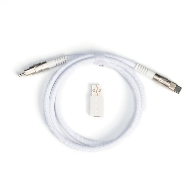 Keychron Double-Sleeved Geek Cable 8K-White