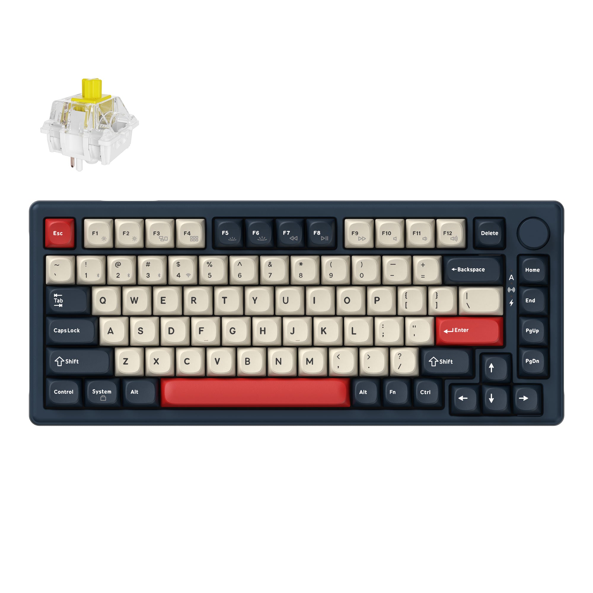 Keychron J2 QMK Wireless Mechanical Keyboard keyboard image