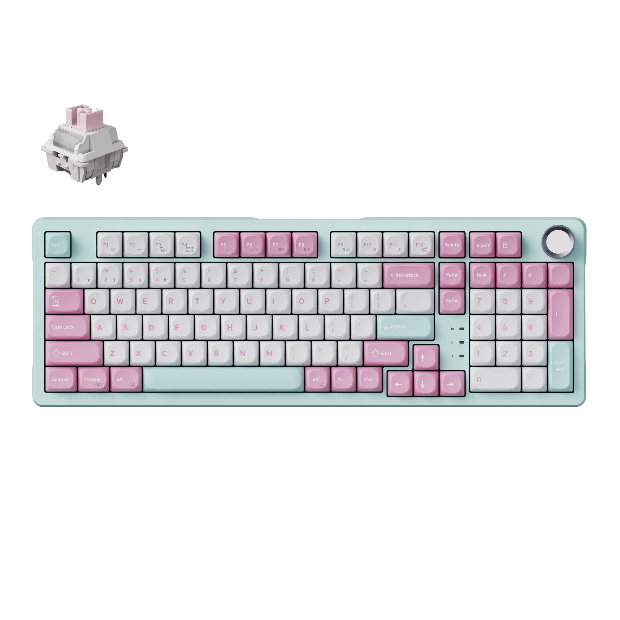 Keychron J3 SE QMK Wireless Mechanical Keyboard keyboard image
