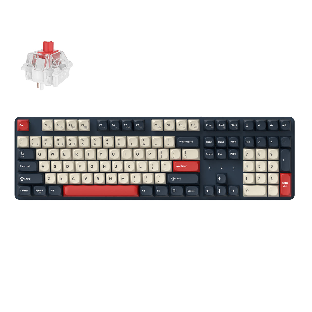 Keychron J5 QMK Wireless Mechanical Keyboard