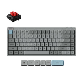 Keychron J9 Wireless Hot-swappable RGB Backlight Red Switch - Gray