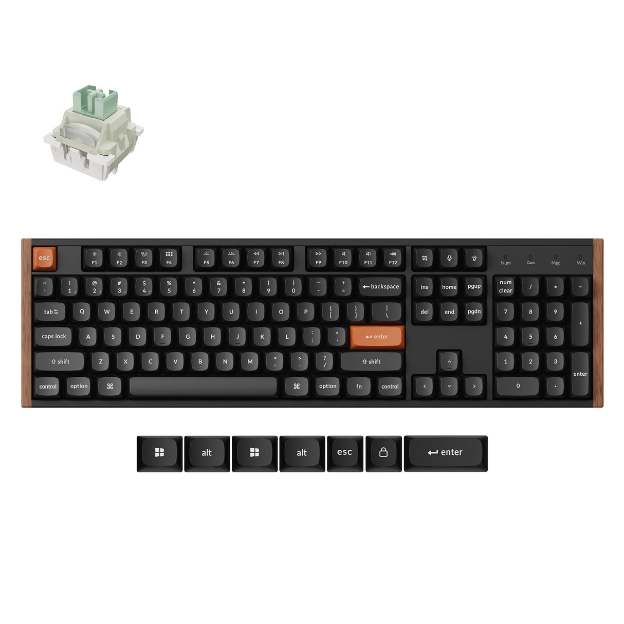 Keychron-K10-HE-Swappable-RGB-Backlight-Aluminum-Keycrhon-Ultra-Fast-Lime-Switch-Special-Edition-Black