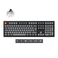 Keychron K10 Max QMK Wireless Custom Mechanical Keyboard RGB Backlight 100percent Layout Fully Assembled Hot Swappable Keychron Super Brown ISO German Layout