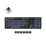 Keychron K10 Pro QMK VIA custom mechanical keyboard 100 percent layout PBT Keycaps hot-swappable Keychron K Pro switch brown ISO Swiss layout