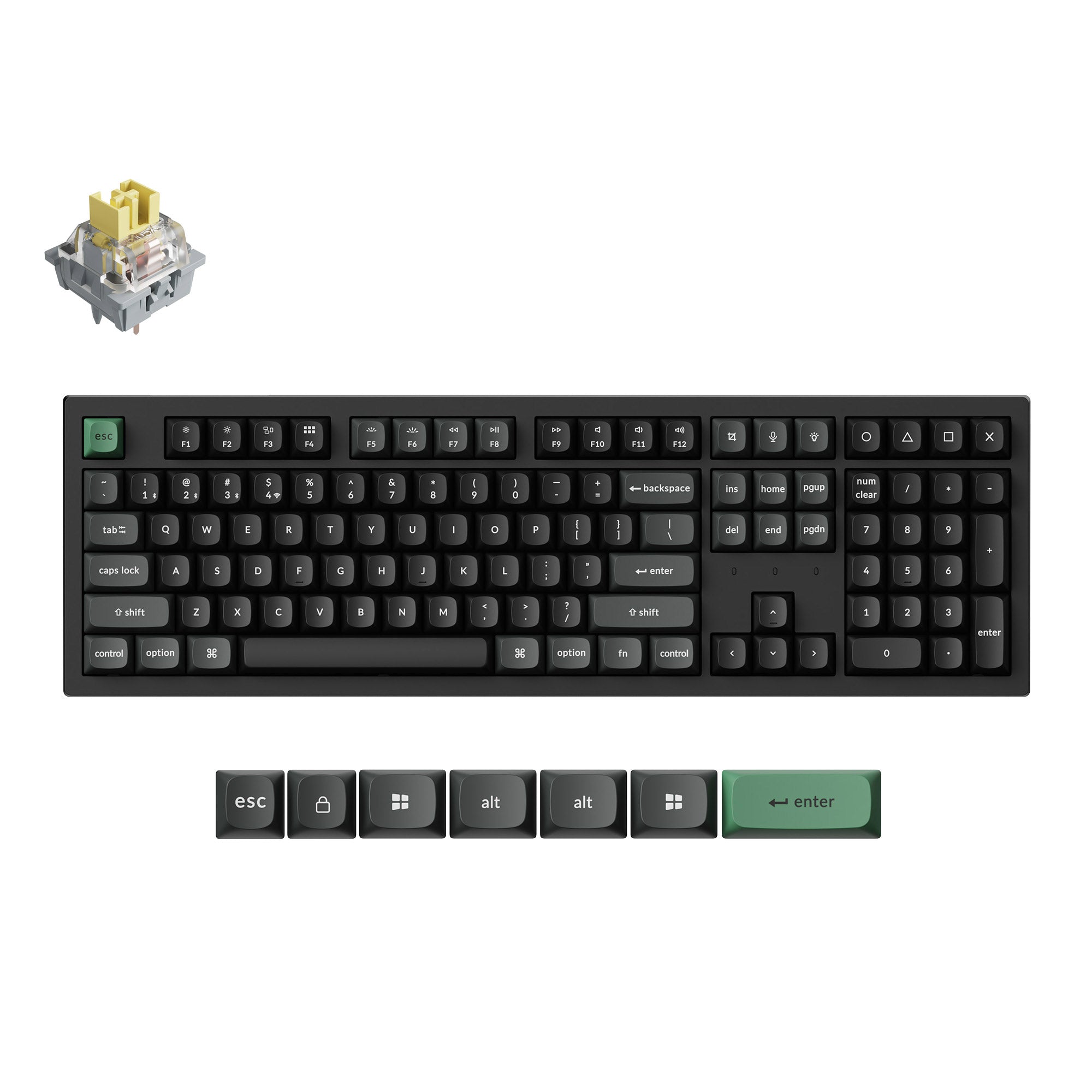 Keychron K10 Ultra 8K Wireless Custom Mechanical Keyboard keyboard image