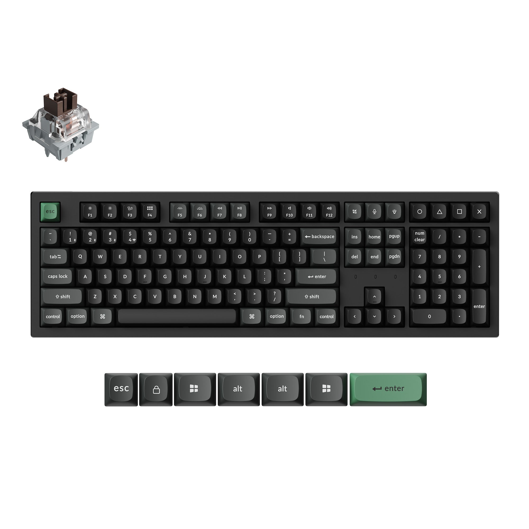 Keychron K10 Ultra 8K Wireless Custom Mechanical Keyboard keyboard image