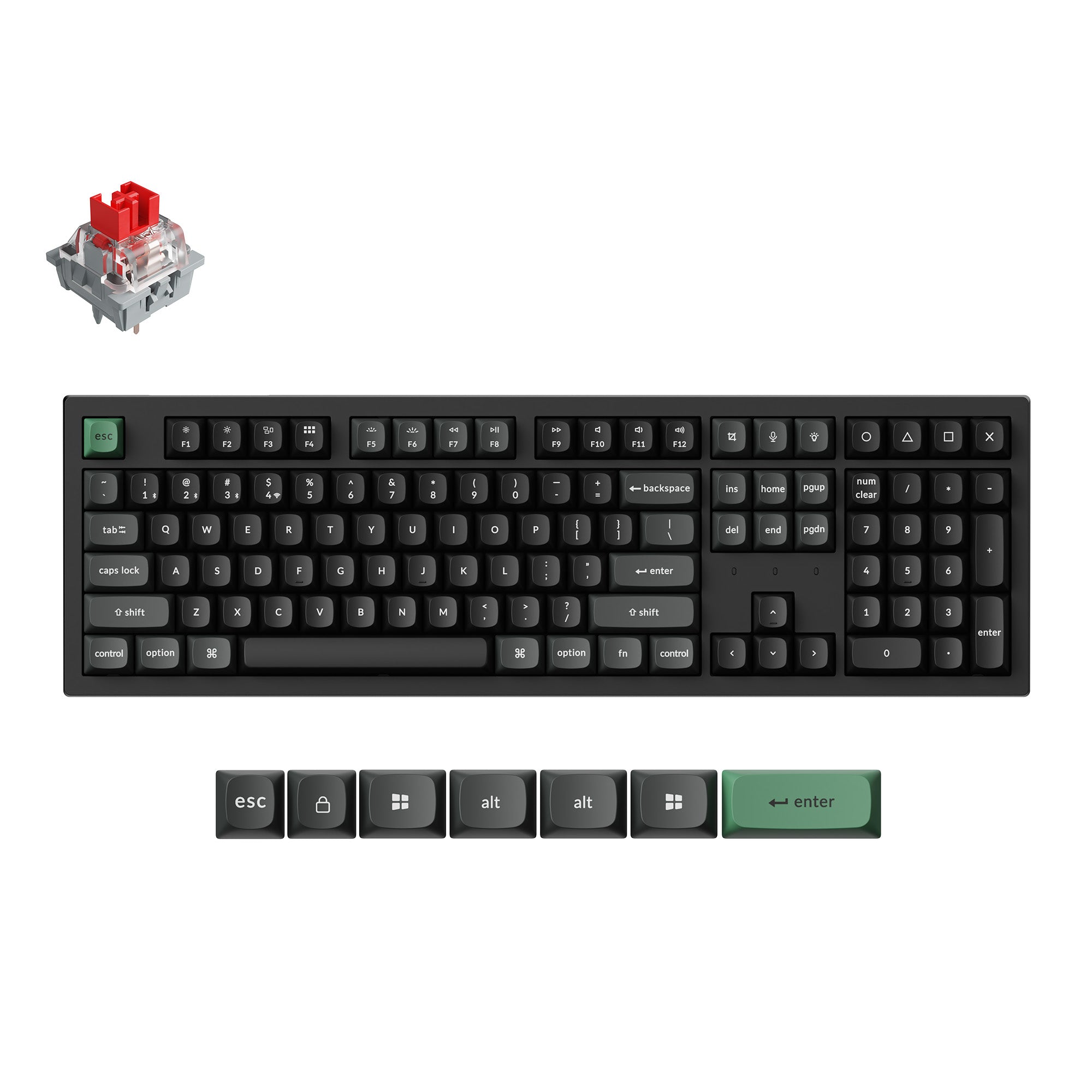 Keychron K10 Ultra 8K Wireless Custom Mechanical Keyboard keyboard image