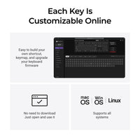 Keychron K10 Ultra 8K Wireless Custom Mechanical Keyboard customizable features online for macOS, Windows, and Linux.