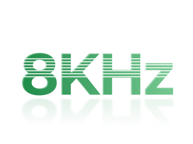 Gráfico 8KHz em verde