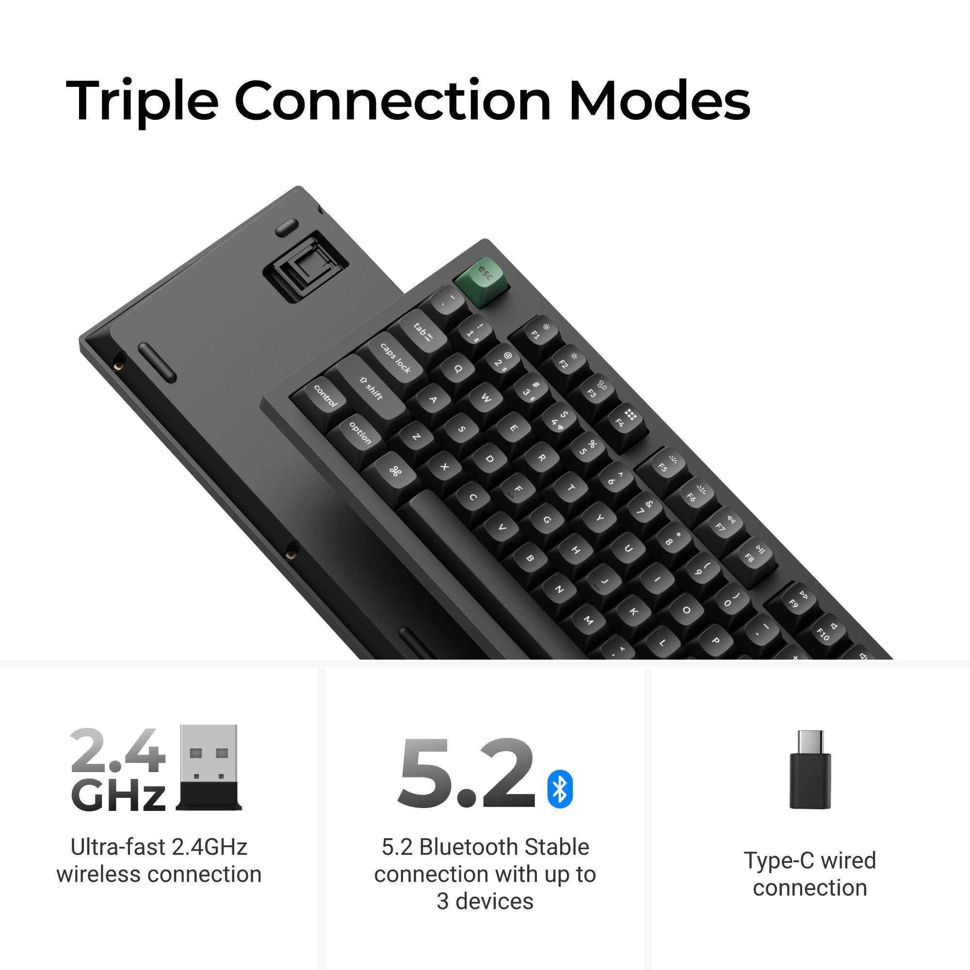 Keychron K10 Ultra 8K Wireless Custom Mechanical Keyboard keyboard image