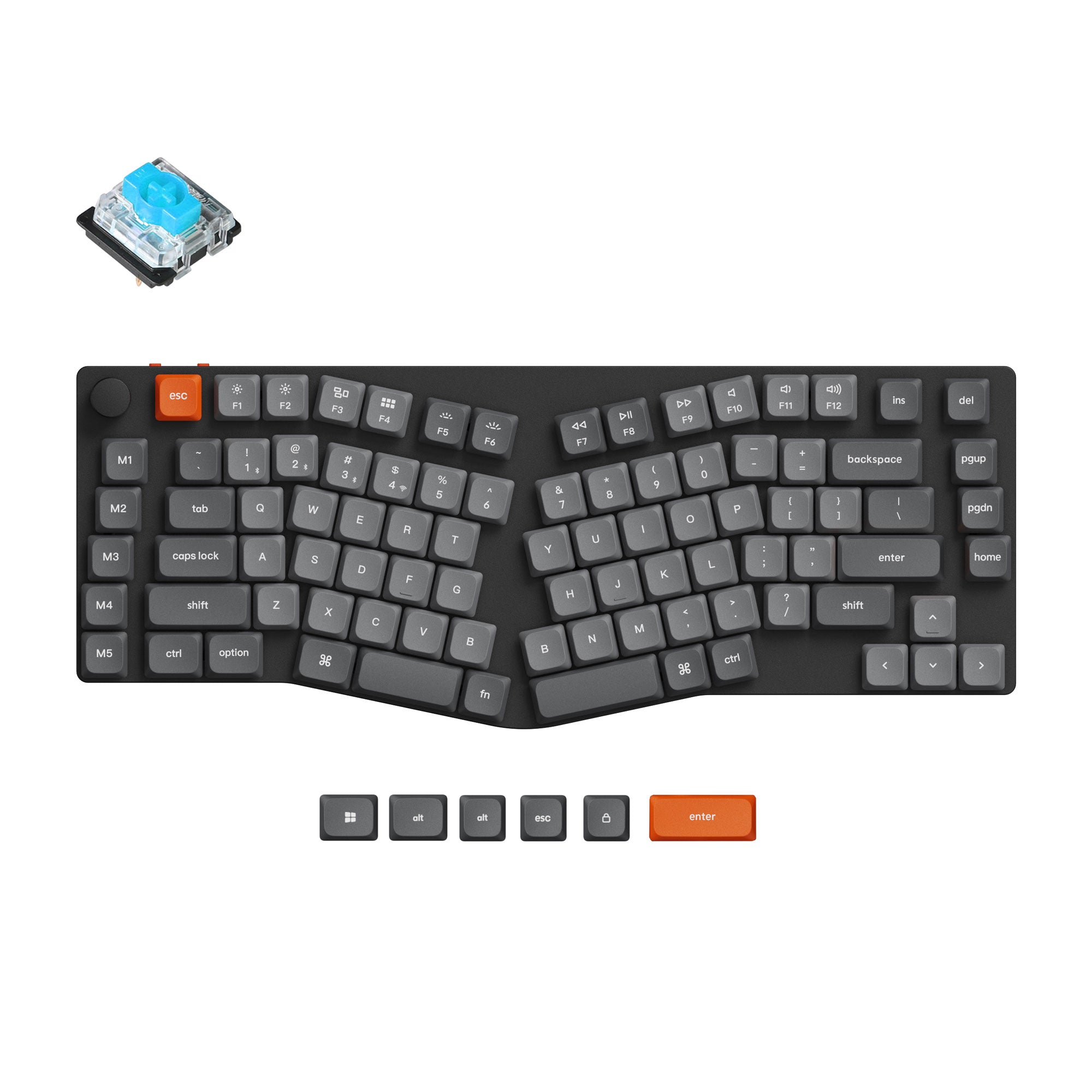 高評価なギフト Keychron-K15-Max-ultra-slim- キーボード