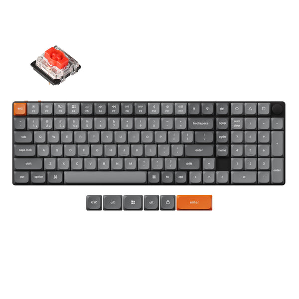 Keychron K17 Max QMK 赤軸 K17M-H1-JIS Keychron-K17-Max-QMK-VIA-
