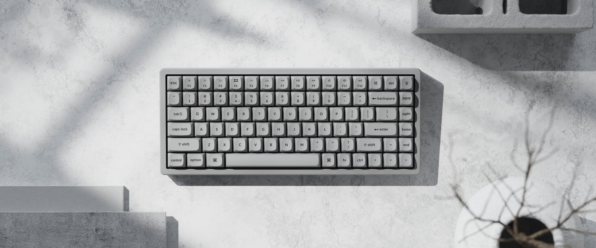 Keychron K2 HE Concrete Edition