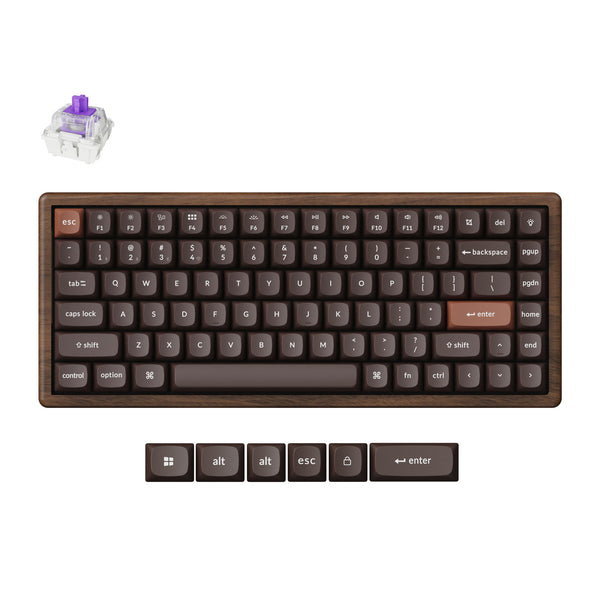 Keychron K2 HE Wireless Magnetic Switch Custom Keyboard - All-Wood Spe
