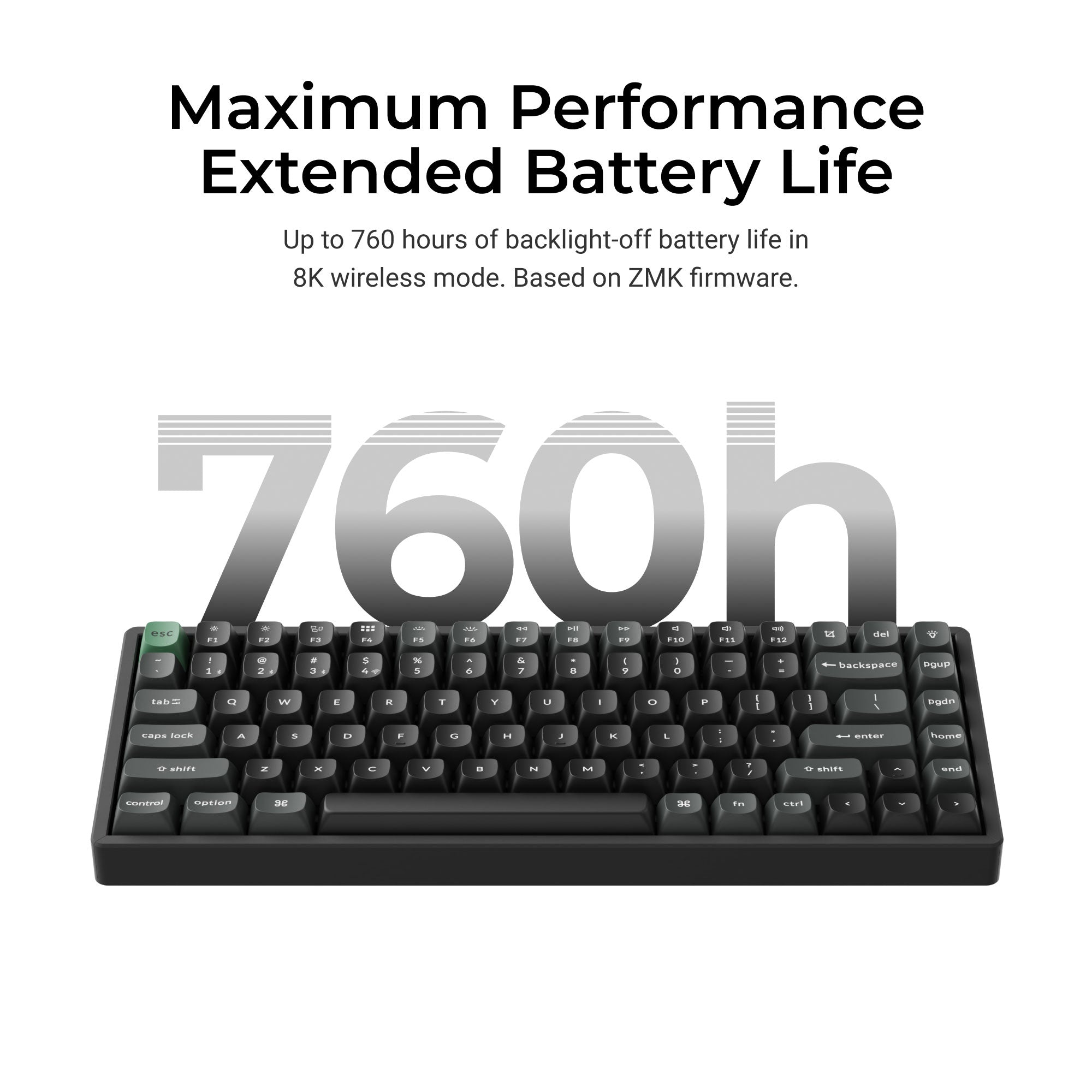 Keychron K2 Ultra 8K Wireless Custom Mechanical Keyboard keyboard image
