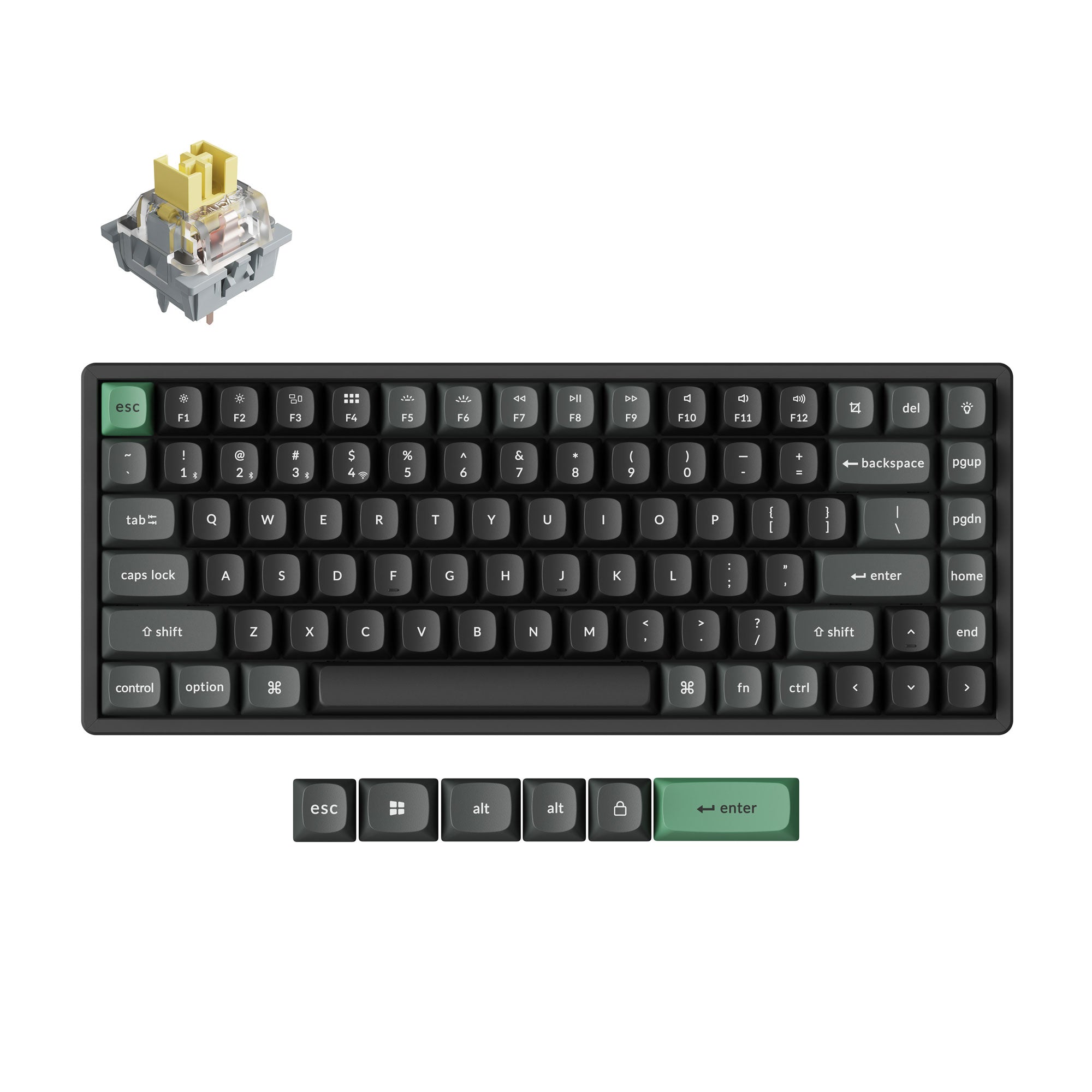Keychron K2 Ultra 8K Wireless Custom Mechanical Keyboard keyboard image