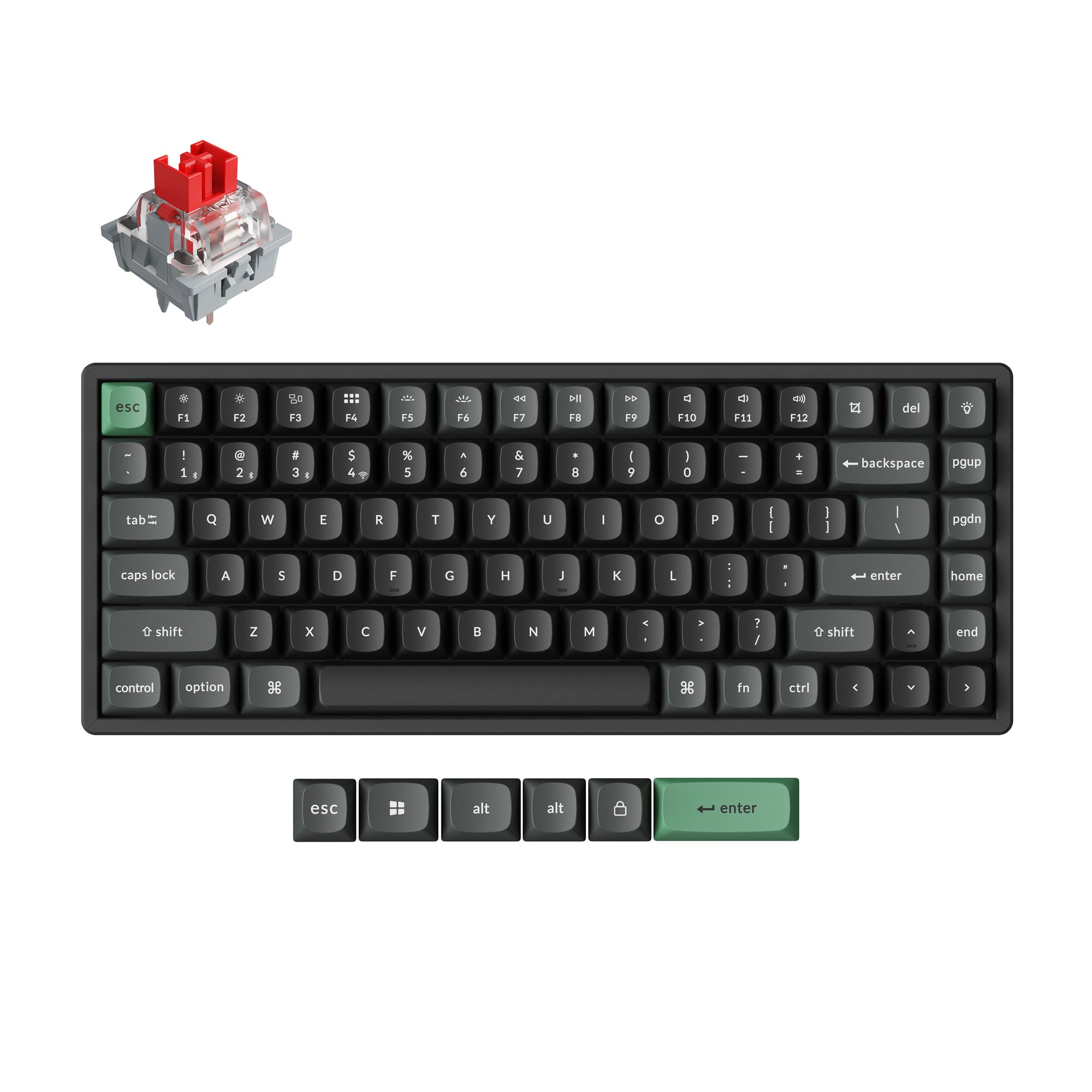 Keychron K2 Ultra 8K Wireless Custom Mechanical Keyboard keyboard image