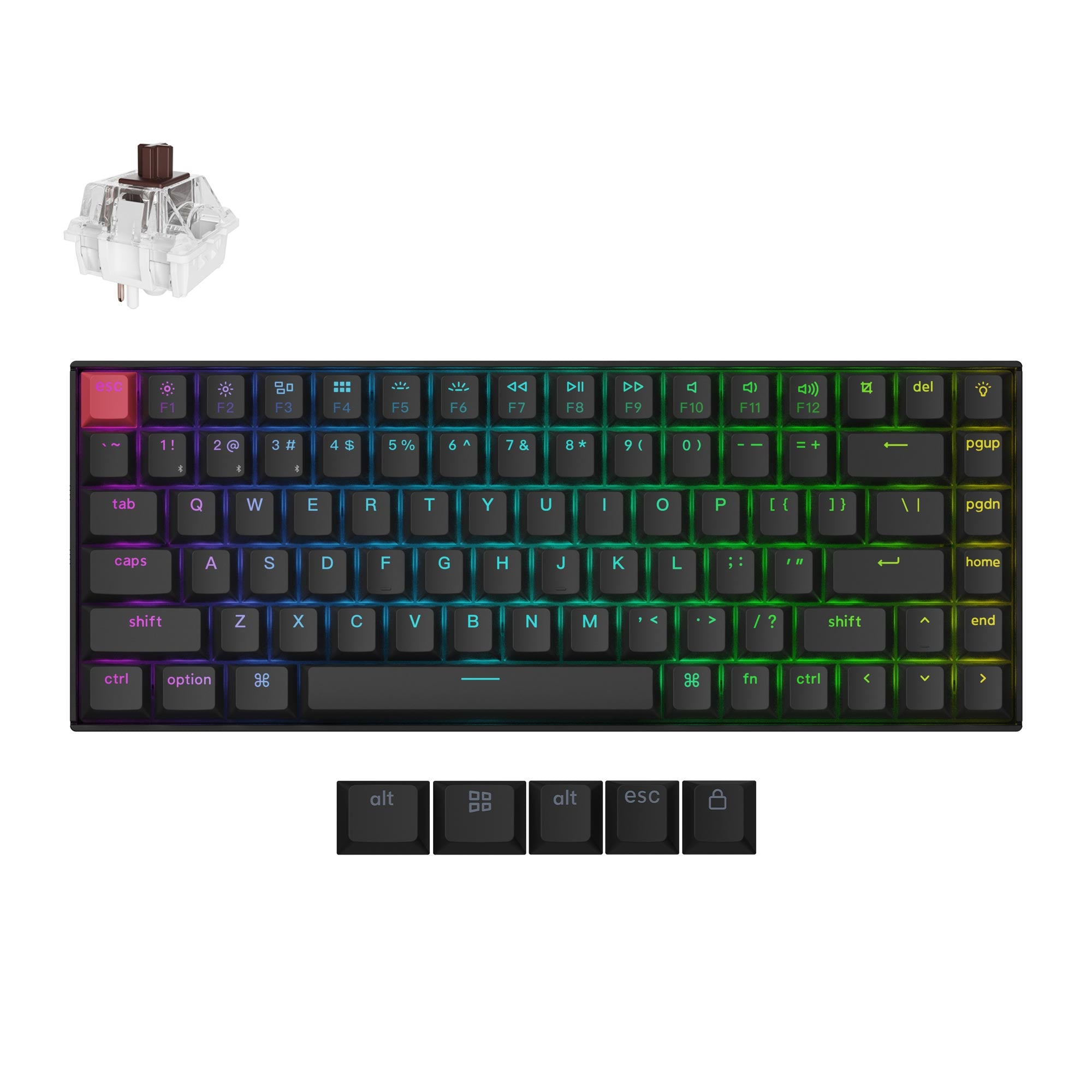 Keychron K2 QMK Wireless Mechanical Keyboard (Version 3) keyboard image