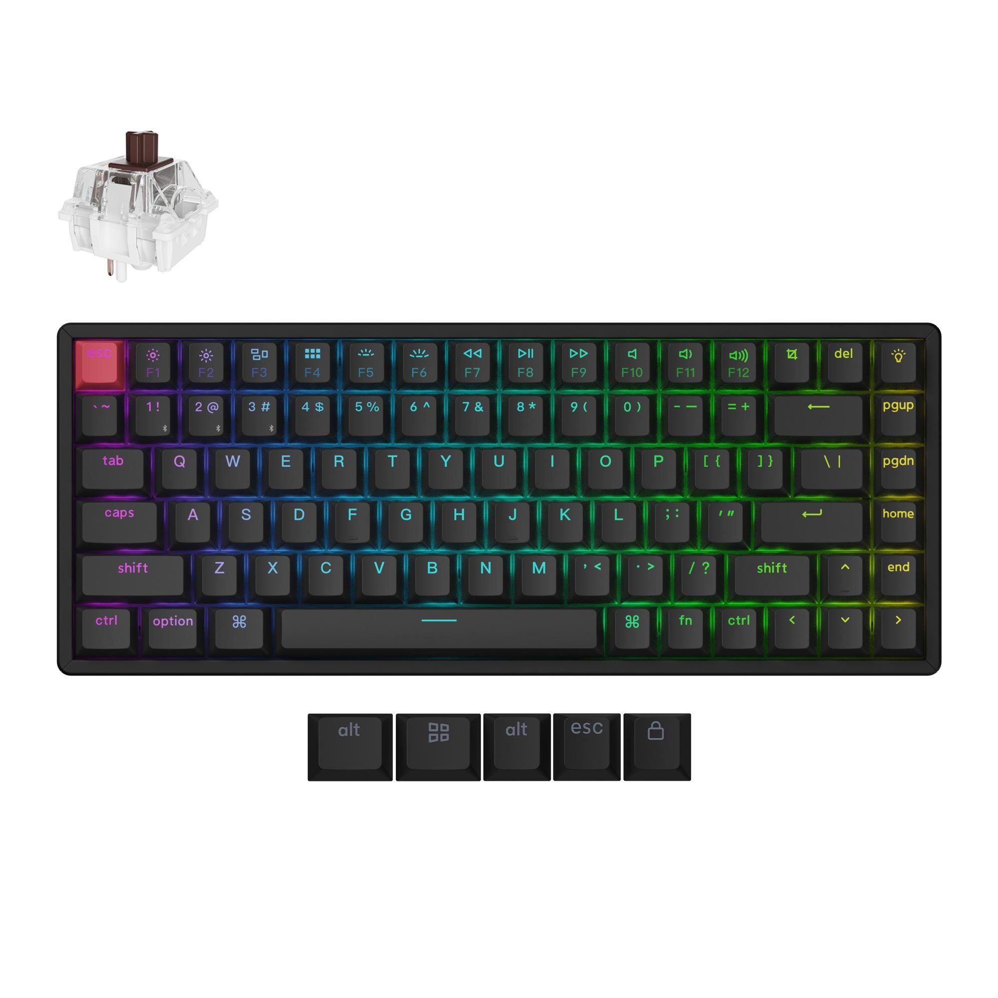 キーボード Keychron K2 version3 Keychron K2 QMK Wireless Mechanical Keyboard (Version 3)