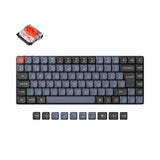Keychron K3 Pro QMK VIA low profile custom mechanical keyboard 75 percent layout PBT Keycaps hot-swappable Gateron low profile switch red ISO UK layout