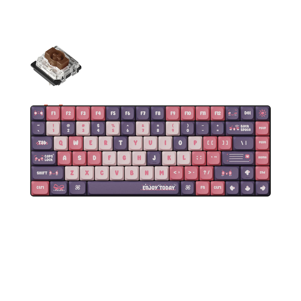 Clavier 61-key Rainbow Backlit Wireless Gaming Keyboard And Mouse